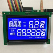 Mėlynas ekranas LCD modulio ekranas